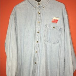 Vintage Audi denim button down